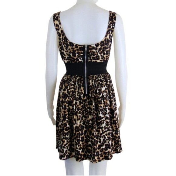 Necessary Objects Animal Print Dress Size S - Picture 4 of 5